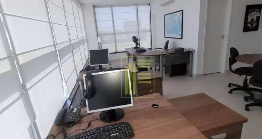 Sala comercial na zona sul mobiliada para locação, jaridm maracana com 02 banheiros.