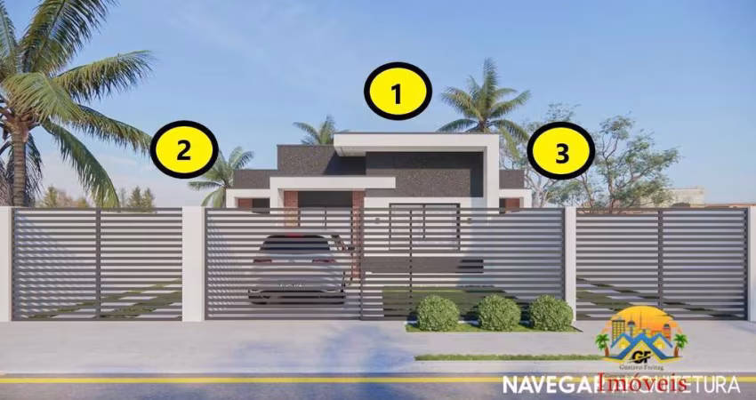 ﻿R$299mil - Casa Nova à Venda com Três Quartos em Matinhos balneário Riviera
