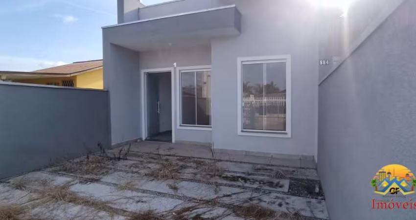 Casa Nova Financiável à Venda na Praia de Matinhos, Balneário Gaivotas, R$250mil.
