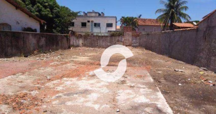 Terreno com 180 m² em Piratininga - Niterói/RJ por R$ 350.000