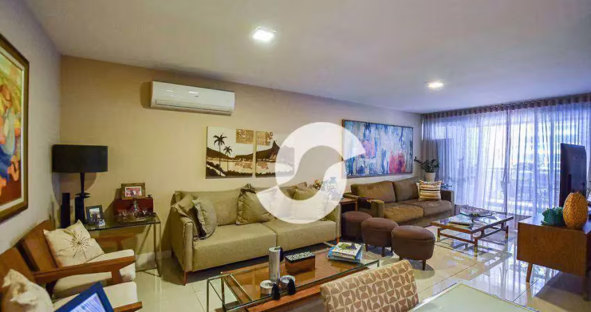 Apartamento com 4 dormitórios à venda, 182 m² por r$ 1.750.000,00 - icaraí - niterói/rj