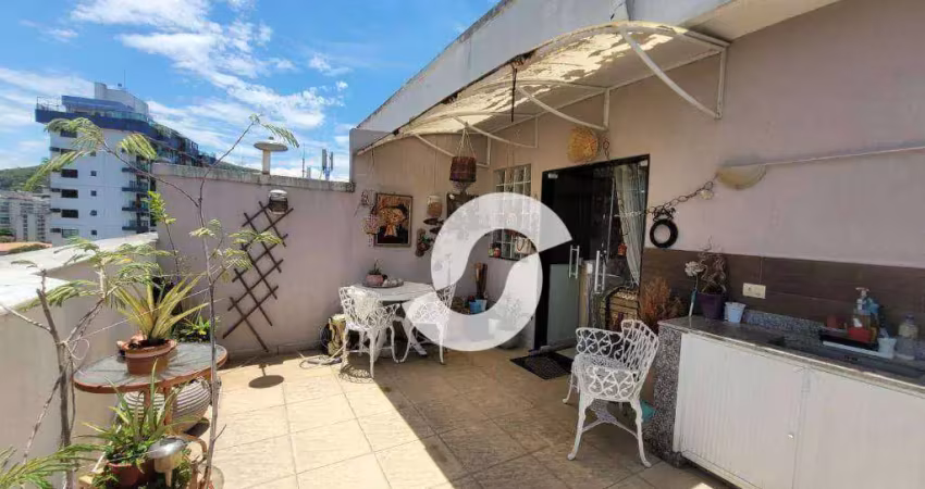 Cobertura com 3 dormitórios à venda, 152 m² por R$ 950.000,00 - Icaraí - Niterói/RJ