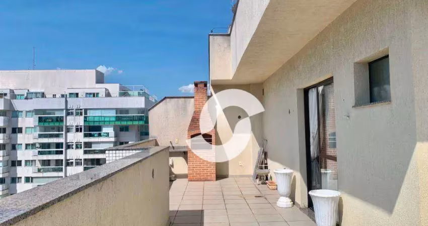 Cobertura à venda, 146 m² por r$ 998.000,00 - icaraí - niterói/rj