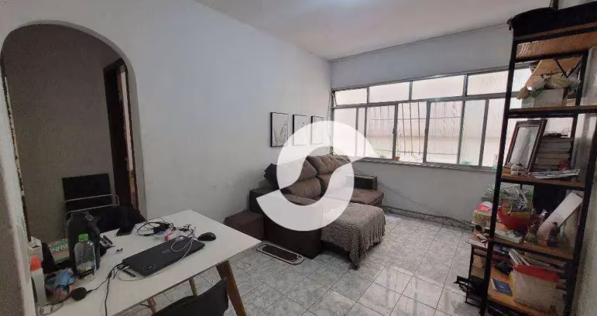 Apartamento em Icaraí, excelente localização, vazio, com 1 dormitório à venda, 43 m² por R$ 340.000 - Icaraí - Niterói/RJ