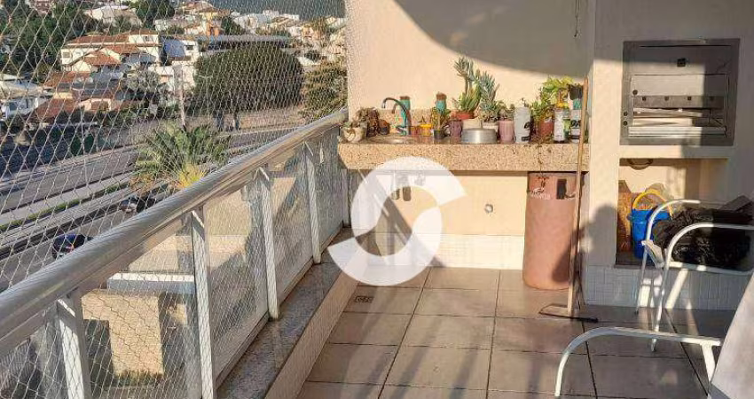 Apartamento com 3 dormitórios à venda, 115 m² por R$ 650.000,00 - Itaipu - Niterói/RJ