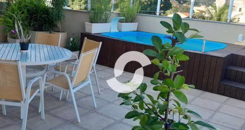Cobertura com 4 dormitórios à venda, 185 m² por R$ 995.000,00 - Piratininga - Niterói/RJ