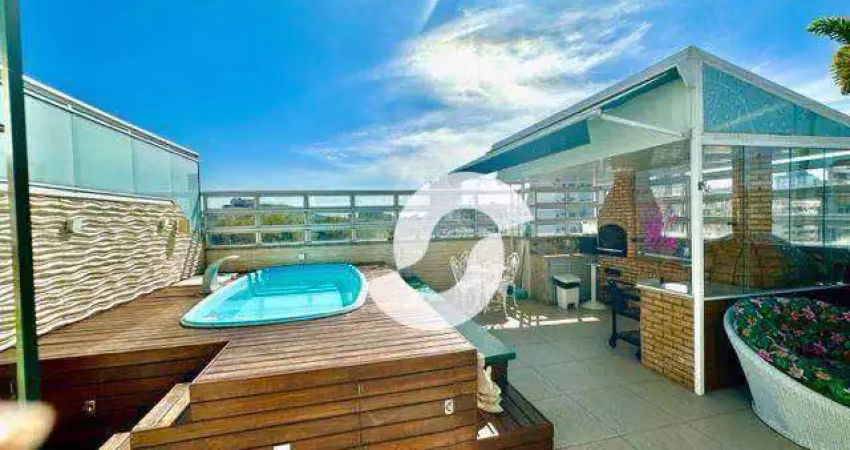 Cobertura com 3 dormitórios à venda, 250 m² por r$ 1.600.000,00 - ingá - niterói/rj