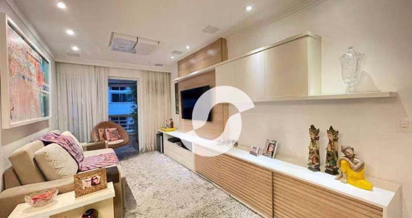 Apartamento com 3 dormitórios à venda, 110 m² por R$ 790.000,00 - Icaraí - Niterói/RJ