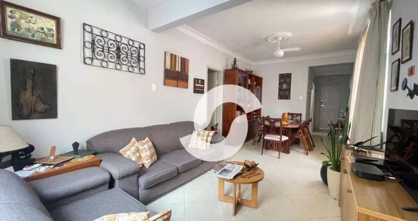 Apartamento com 2 dormitórios à venda, 80 m² por r$ 370.000,00 - santa rosa - niterói/rj