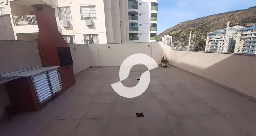 Cobertura com 2 dormitórios à venda, 147 m² por r$ 460.000,00 - vital brasil - niterói/rj