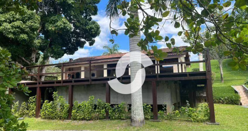 Sítio com 3 dormitórios à venda, 5000 m² por r$ 850.000,00 - vale da figueira (ponta negra) - maricá/rj