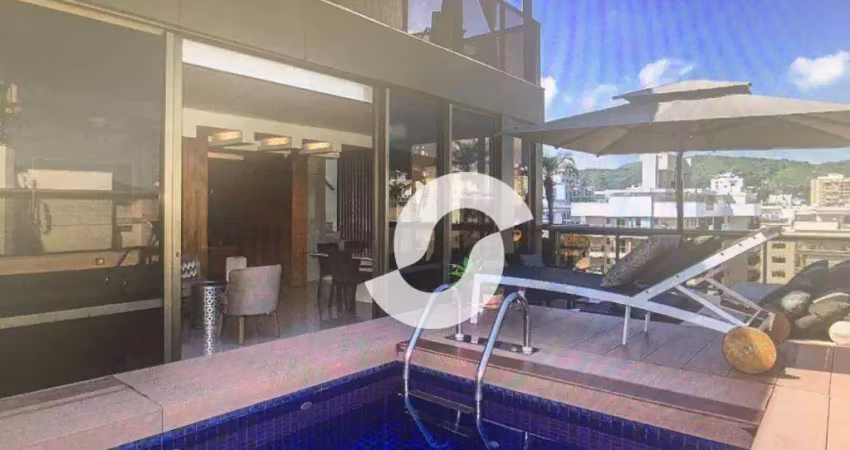 Cobertura com 4 dormitórios à venda, 350 m² por r$ 5.200.000,00 - jardim icaraí - niterói/rj