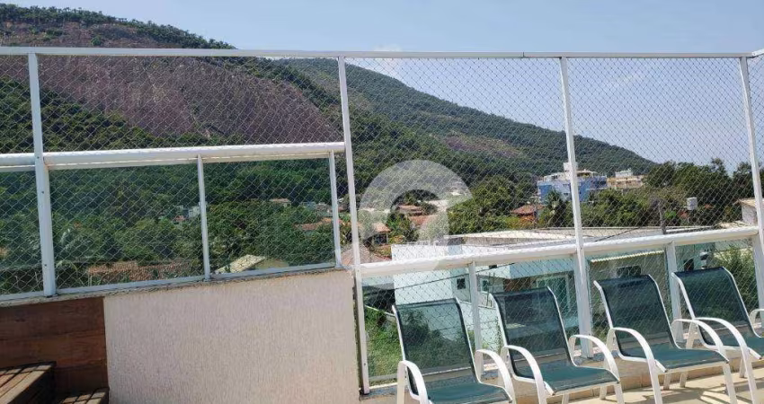 Cobertura com 3 dormitórios à venda, 198 m² por R$ 1.260.000,00 - Itacoatiara - Niterói/RJ