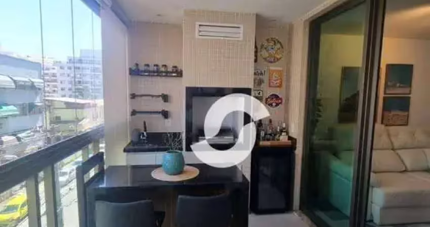 Apartamento com 2 dormitórios à venda, 90 m² por r$ 830.000,00 - charitas - niterói/rj