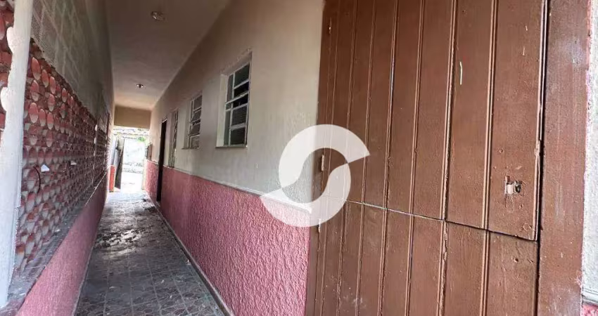 Casa com 1 dormitório à venda, 36 m² - mutuá - são gonçalo/rj