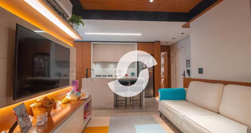 Belíssimo apartamento com 2 dormitórios à venda, 78 m² - Porteira Fechada, Projeto Assinado, Ponto, Ponto! - por R$ 1.099.000,00 - Icaraí - Niterói/RJ