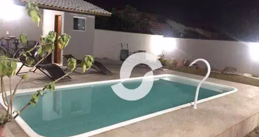 Casa com 3 dormitórios à venda, 110 m² por r$ 480.000,00 - chácaras de inoã (inoã) - maricá/rj