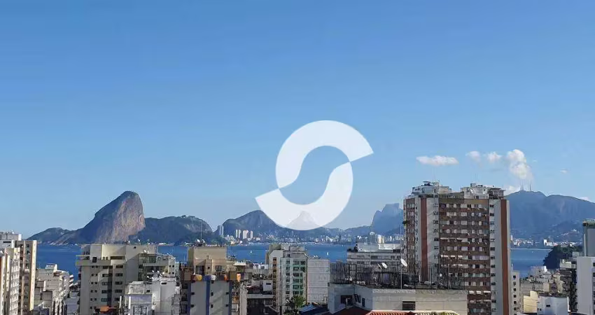Icaraí, acorde todos os dias com essa linda vista da Baía de Guanabara! Cobertura Duplex, 4 quartos, junto Campo de São Bento.