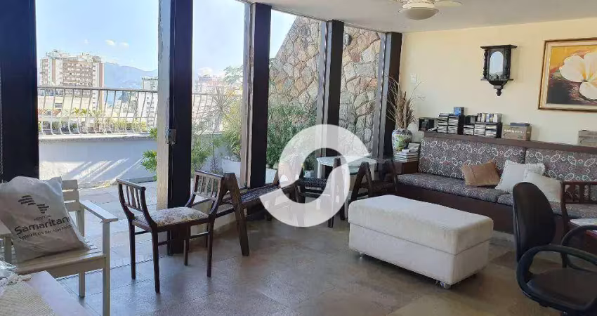 Icaraí, acorde todos os dias com essa linda vista da Baía de Guanabara! Cobertura Duplex, 4 quartos, junto Campo de São Bento.