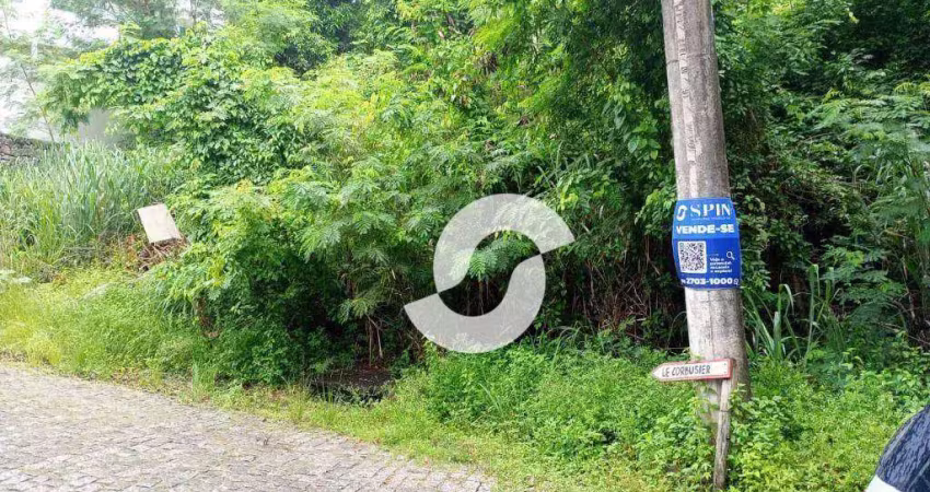 Terreno com vista em bairro nobre à venda, 5300 m² por r$ 1.000.000 - mata paca - niterói