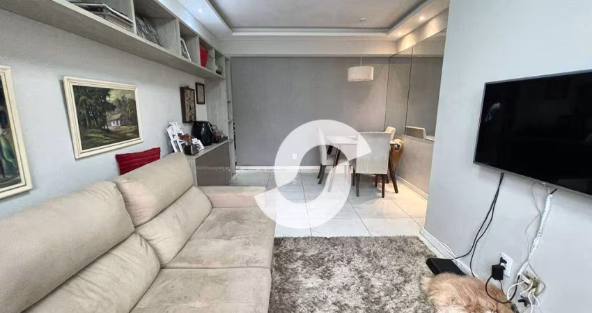 Apartamento com 2 dormitórios à venda, 60 m² por R$ 620.000,00 - Centro - Niterói/RJ