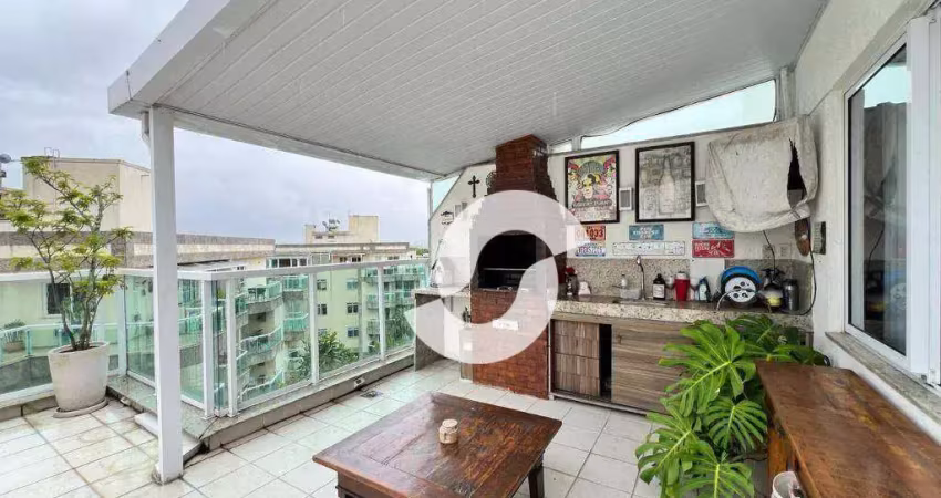 Cobertura com 3 dormitórios à venda, 185 m² por R$ 1.100.000,00 - Itaipu - Niterói/RJ