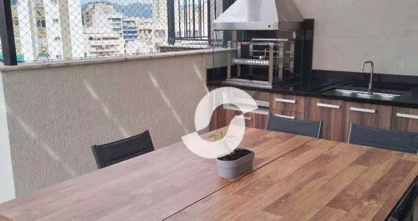 Cobertura com 3 dormitórios à venda, 160 m² por r$ 1.400.000,00 - ingá - niterói/rj