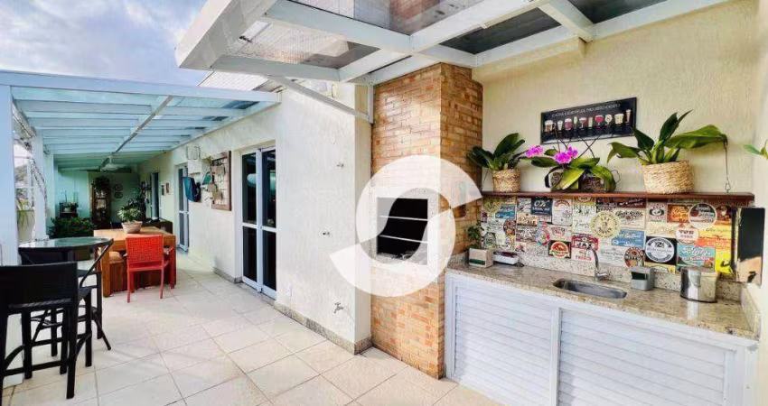 Cobertura com 2 dormitórios à venda, 140 m² por R$ 1.050.000,00 - Itaipu - Niterói/RJ