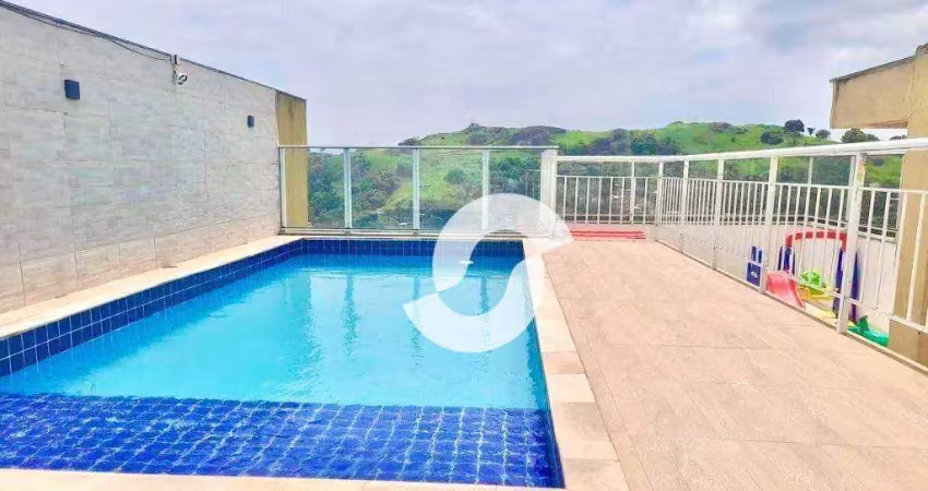 Apartamento com 2 dormitórios à venda, 60 m² por r$ 195.000,00 - barro vermelho - são gonçalo/rj