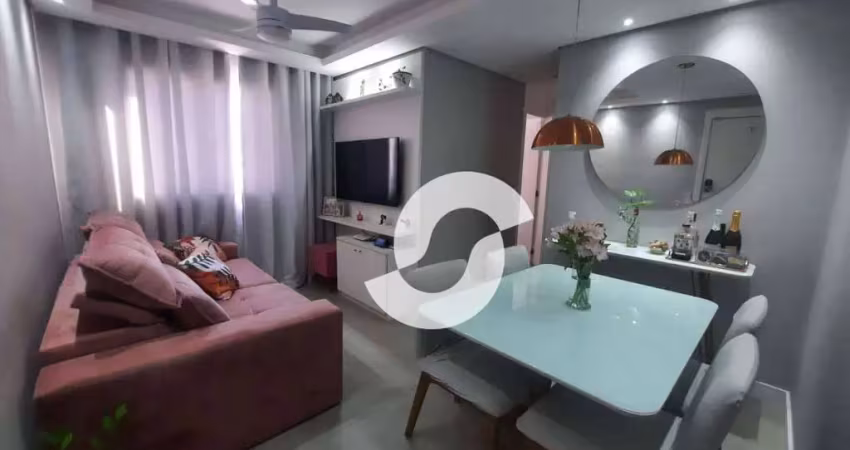 Apartamento com 2 dormitórios à venda, 50 m² por R$ 260.000,00 - Neves - São Gonçalo/RJ