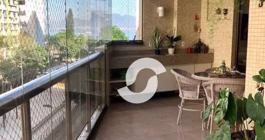 Apartamento com 4 dormitórios à venda, 180 m² por r$ 1.390.000,00 - icaraí - niterói/rj