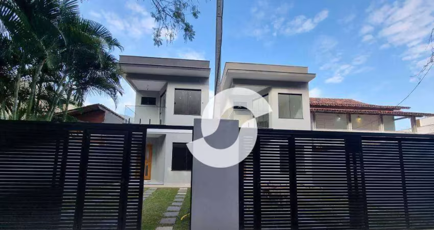 Casa com 4 dormitórios à venda, 150 m² por r$ 1.155.000,00 - itaipu - niterói/rj