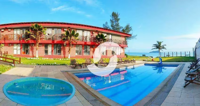Pousada com 60 dormitórios à venda, 1609 m² por r$ 12.000.000,00 - praia rasa - armação dos búzios/rj