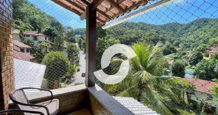 Casa com 4 dormitórios à venda, 378 m² por r$ 1.395.000,00 - itaipu - niterói/rj