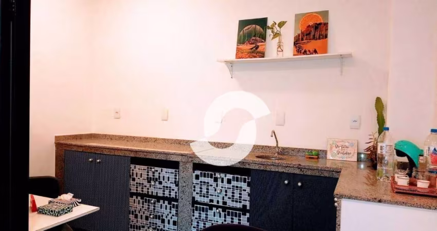 Sala no Centro de Niterói  mobiliada com  28 m²  à venda - por R$ 160.000 - Centro - Niterói/RJ