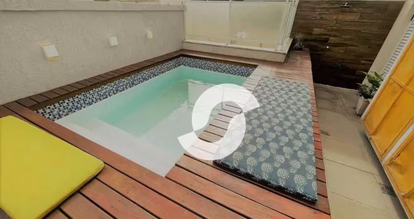 Cobertura com 2 dormitórios à venda, 134 m² por r$ 590.000,00 - maria paula - são gonçalo/rj
