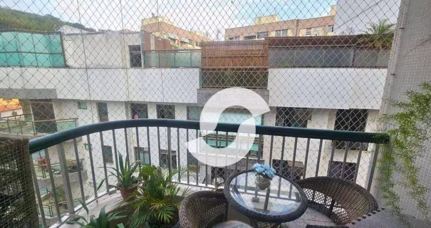 Cobertura com 3 dormitórios à venda, 140 m² por r$ 1.200.000,00 - ingá - niterói/rj