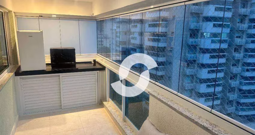 Santa rosa, apartamento com 03 suítes 1 vaga, varanda com cortina de vidro e lazer completo - 98m² r$ 910.000,00 - santa rosa - niterói/rj