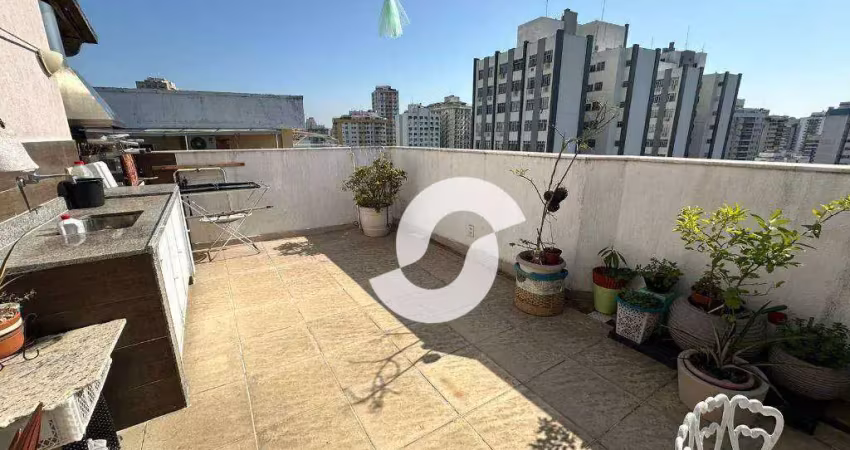 Cobertura com 3 dormitórios à venda, 152 m² por R$ 950.000,00 - Icaraí - Niterói/RJ