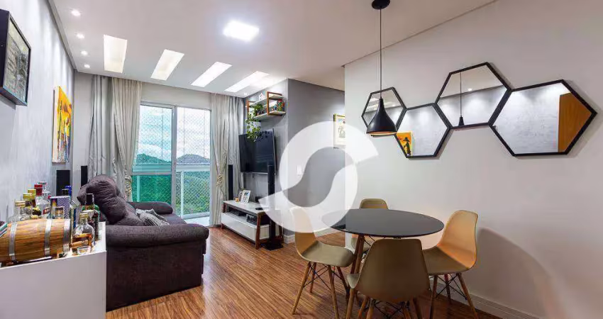 Apartamento à venda, 67 m² por r$ 350.000,00 - rio do ouro - são gonçalo/rj