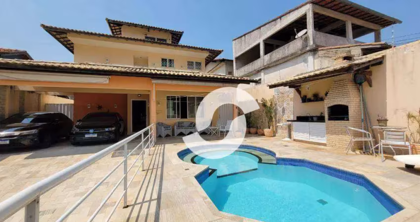 Casa com 4 dormitórios à venda, 265 m² por r$ 1.870.000,00 - praia de piratininga - niterói/rj