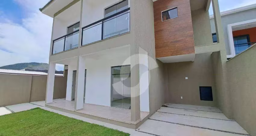 Casa com 2 dormitórios à venda, 72 m² por r$ 360.000,00 - jardim atlântico oeste - maricá/rj