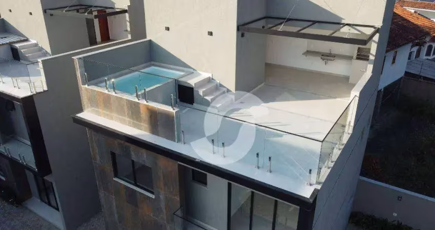 Casa com 3 dormitórios à venda, 173 m² por r$ 1.100.000,00 - peixoto - niterói/rj