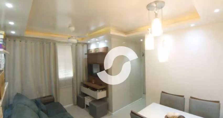 Apartamento com 2 dormitórios à venda, 48 m² por r$ 189.900,00 - nova cidade - são gonçalo/rj