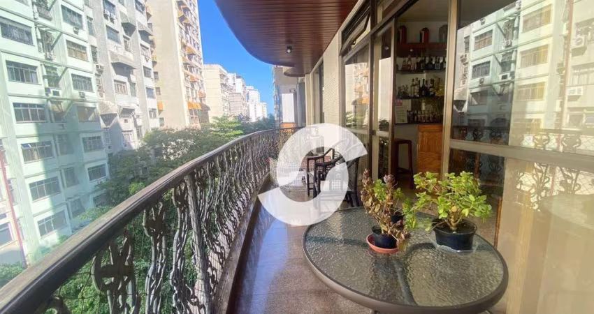 Apartamento com 4 dormitórios, 2 suítes, 2 vagas de garagem na escritura, à venda, por R$ 1.430.000 - Icaraí - Niterói/RJ