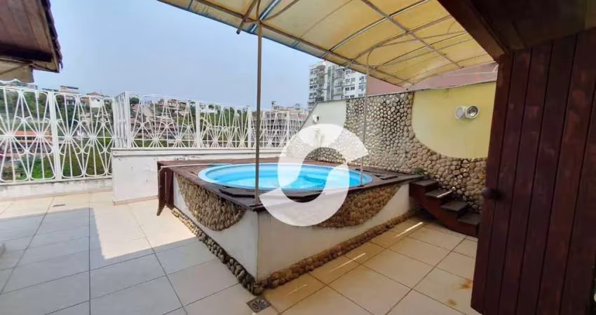 Ótimo cobertura com 3 dormitórios à venda, 220 m² por R$ 1.100.000 - Icaraí - Niterói/RJ