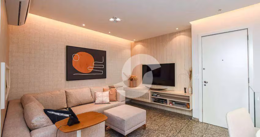 Cobertura com 3 dormitórios à venda, 180 m² por r$ 1.800.000,00 - icaraí - niterói/rj