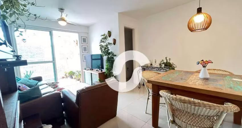 Apartamento com 2 dormitórios à venda, 69 m² por r$ 635.000,00 - santa rosa - niterói/rj