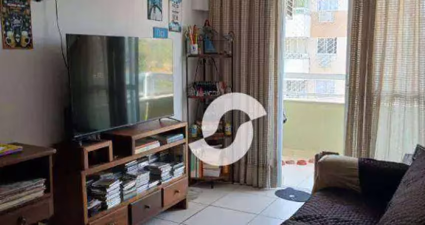 Apartamento com 2 dormitórios à venda, 55 m² por r$ 350.000,00 - maria paula - niterói/rj