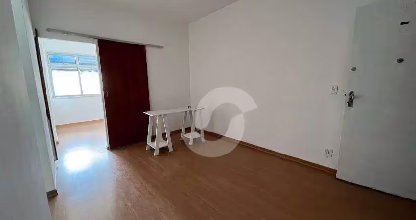 Oportunidade de investimento! quarto e sala no verdadeiro ponto de icaraí! a passos de tudo! 43m² r$310.000 - icaraí - niterói/rj